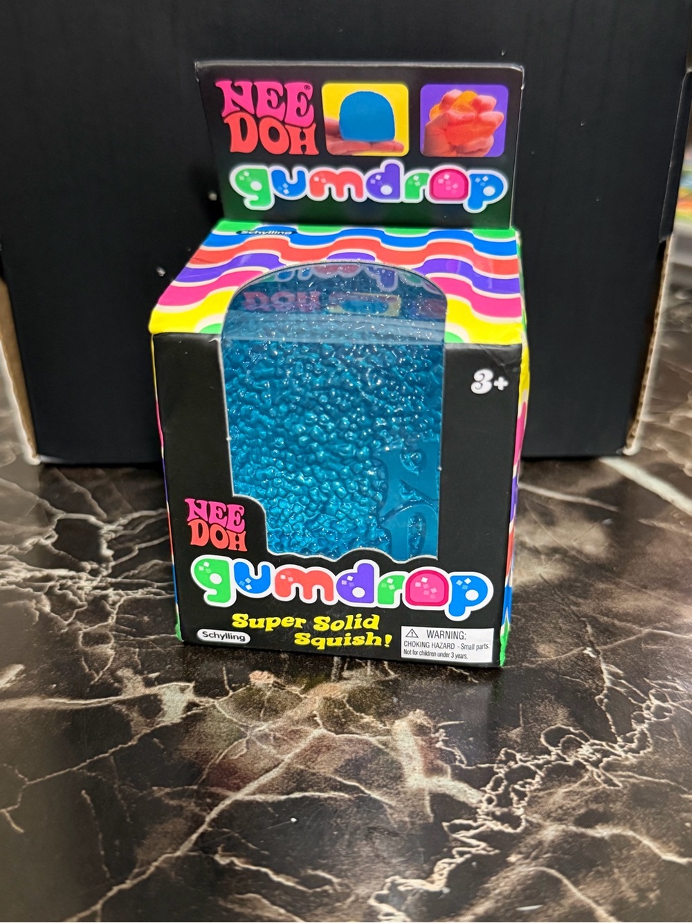 Gumdrop Super Solid Squish! Toy - Blue